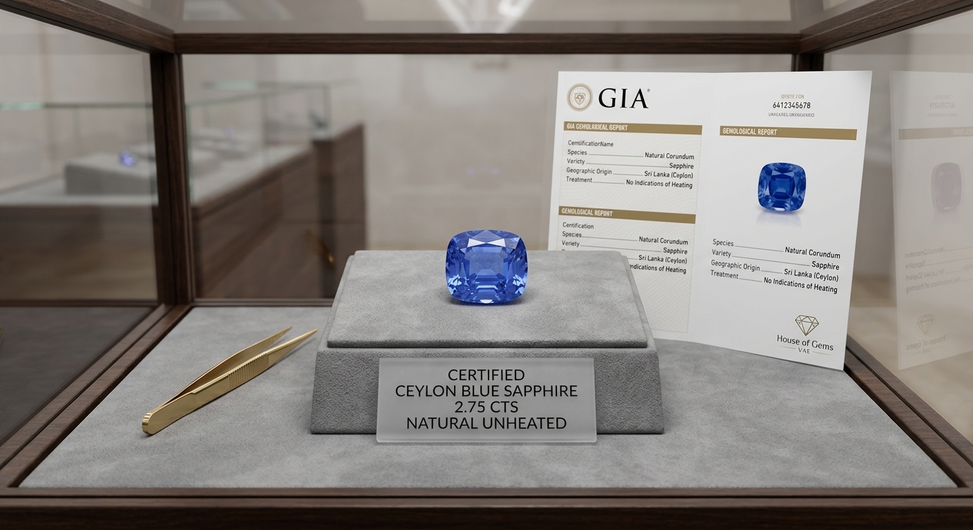 Real Blue Gemstone Dubai Shop
